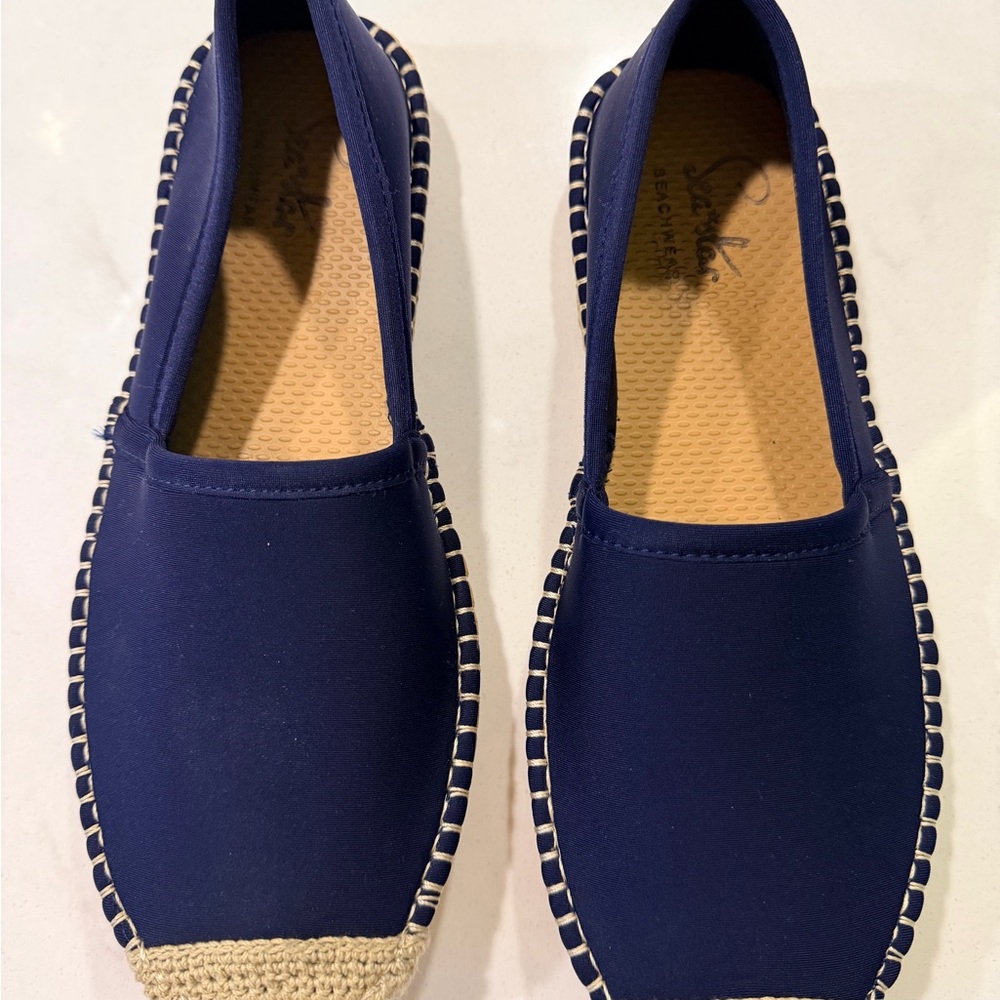 J. Crew Navy Blue Sea star - Size 9